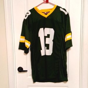 Vintage NWOT GreenBay PACKERS #13 LAZARD XL Practice Jersey
